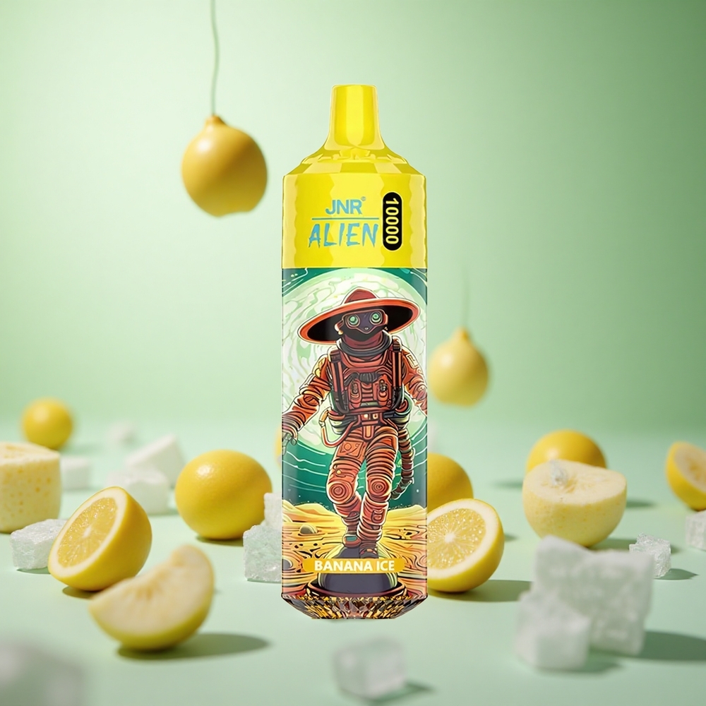JNR Alien 10000 Puffs Μπανάνα Πάγος Greece vape wholesale 850mAh RGB