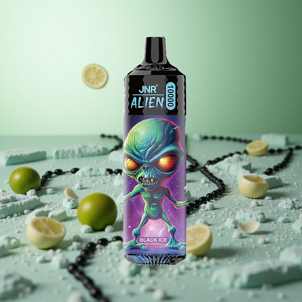 JNR Alien 10000 Puffs Μαύρος Πάγος Greece vape wholesale 850mAh RGB