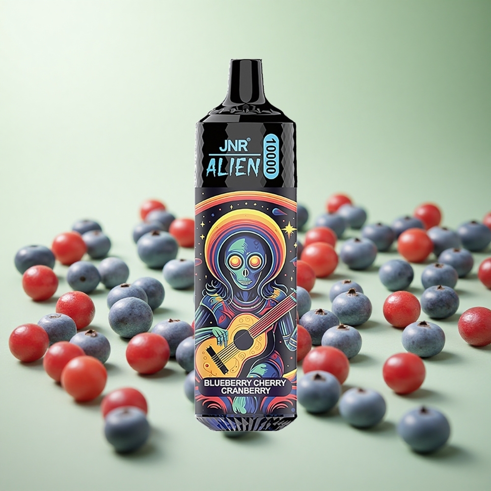 JNR Alien 10000 Puffs Μπλε Μούρο Βύσσινο Κράνμπερι Greece vape wholesale 850mAh RGB
