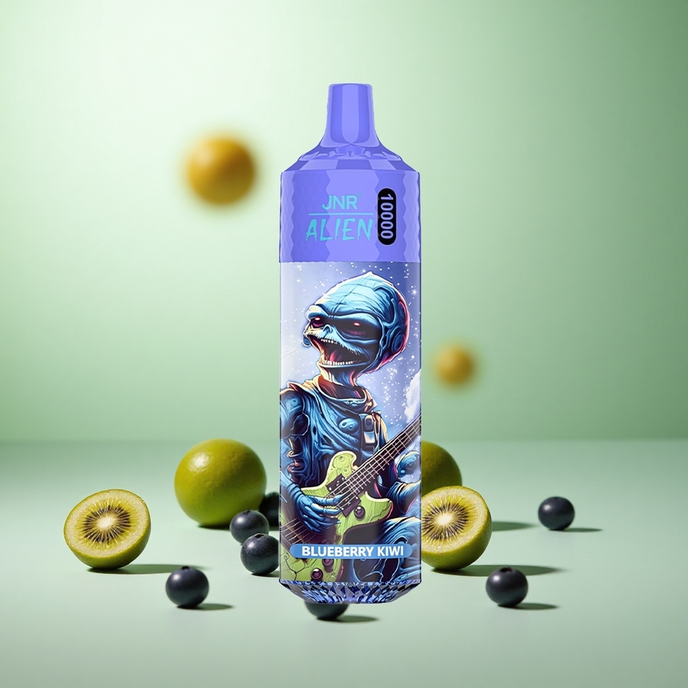 JNR Alien 10000 Puffs Βατόμουρο-Ακτινίδιο Greece vape wholesale 850mAh RGB