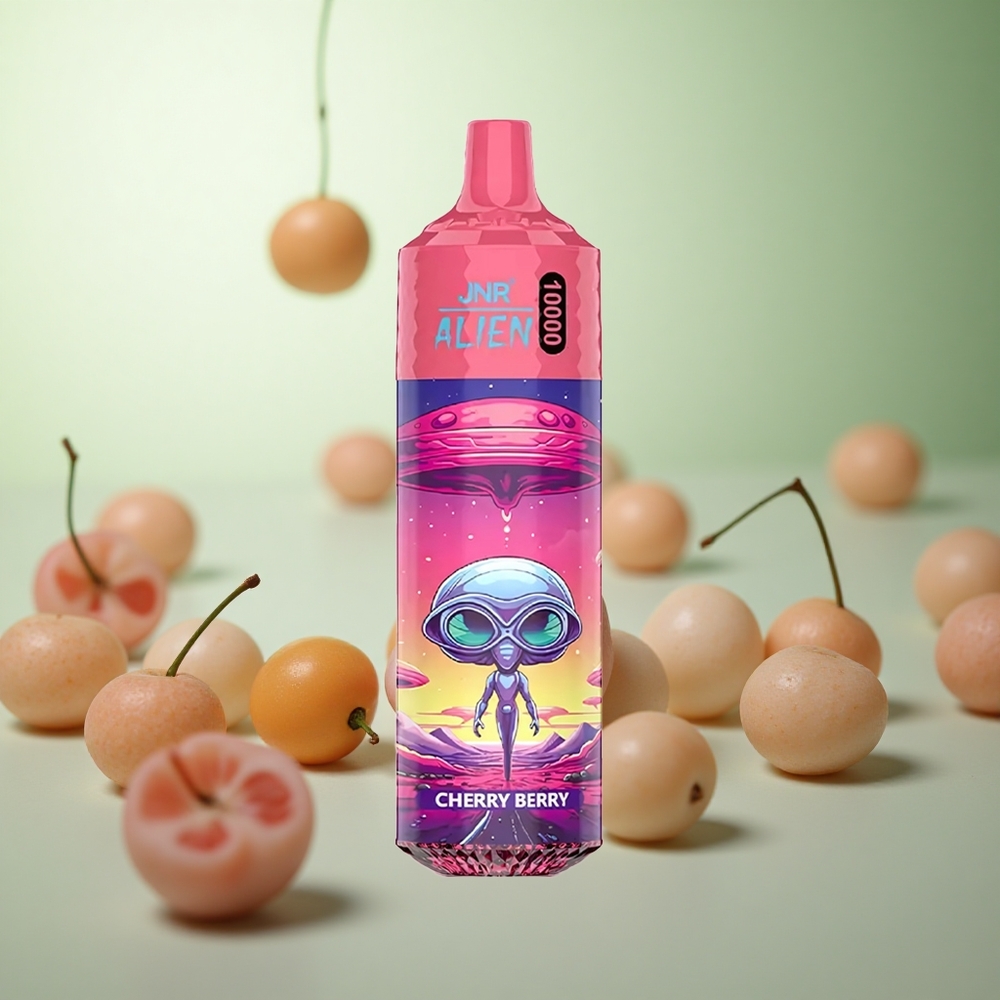 JNR Alien 10000 Puffs Κεράσι-Μούρο Greece vape wholesale 850mAh RGB