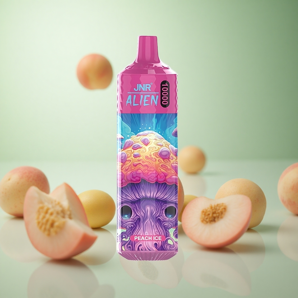JNR Alien 10000 Puffs Ροδάκινο Πάγος Greece vape wholesale 850mAh RGB