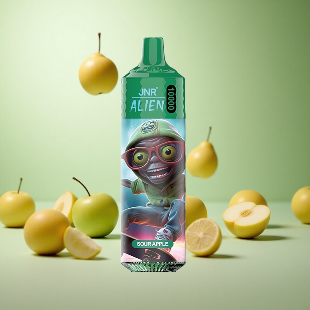JNR Alien 10000 Puffs Ξινή Μήλο Greece vape wholesale 850mAh RGB