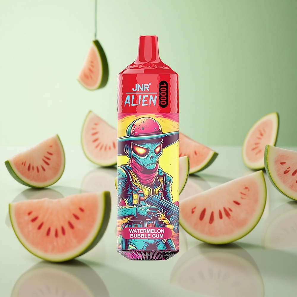 JNR Alien 10000 Puffs Καρπούζι Τσίχλα Greece vape wholesale 850mAh RGB