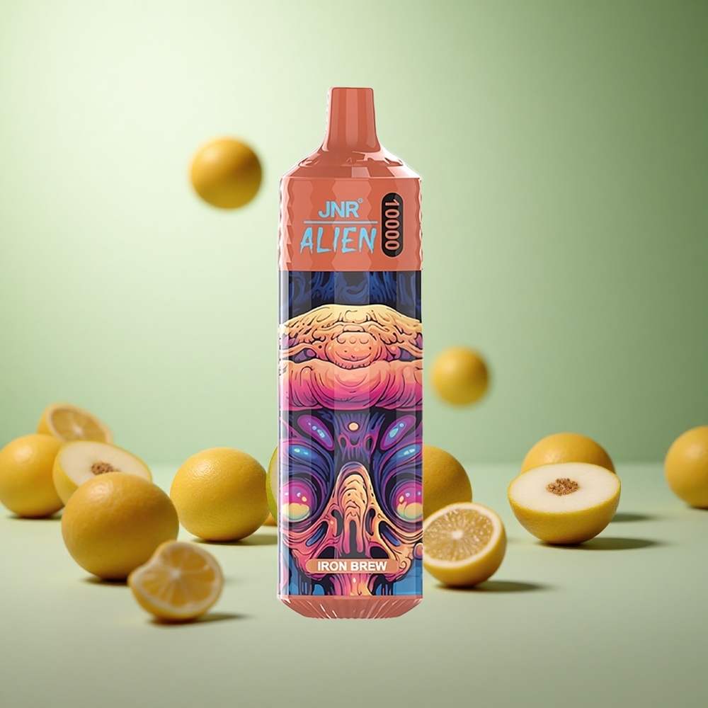 JNR Alien 10000 Puffs Σιδηρούς Ζυθός Greece vape wholesale RGB LED