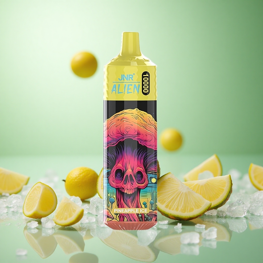 JNR Alien 10000 Puffs Ανάνας πάγος Greece vape wholesale RGB LED