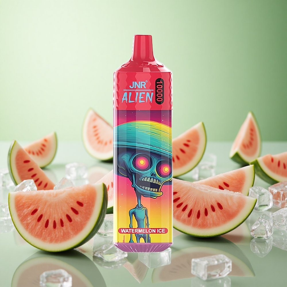 JNR Alien 10000 Puffs Καρπούζι Πάγο Greece vape wholesale RGB LED