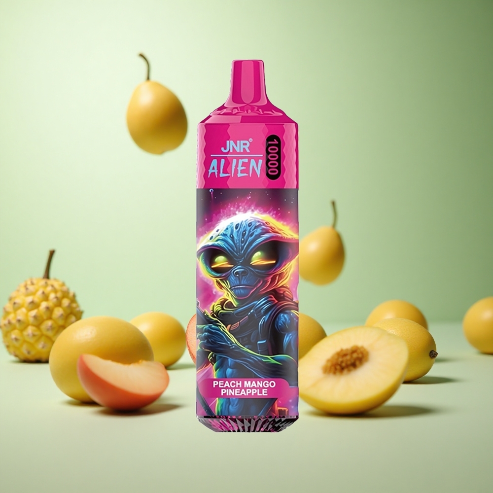 JNR Alien 10000 Puffs Ροδάκινο Mango Ανανά Greece vape wholesale 850mAh RGB