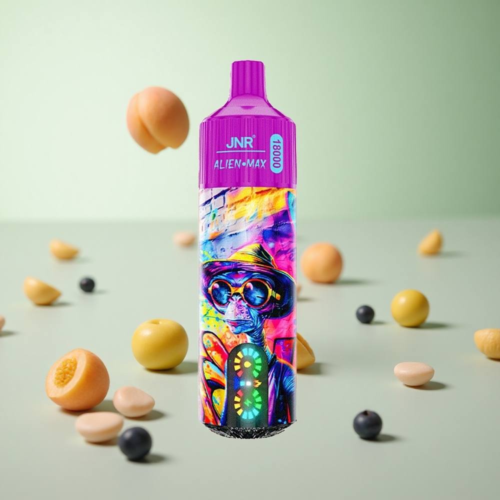 JNR Alien Max 18000 Puffs Ροδάκινο Μύρτιλο Greece vape wholesale Πηνίο Διπλού Διχτυού