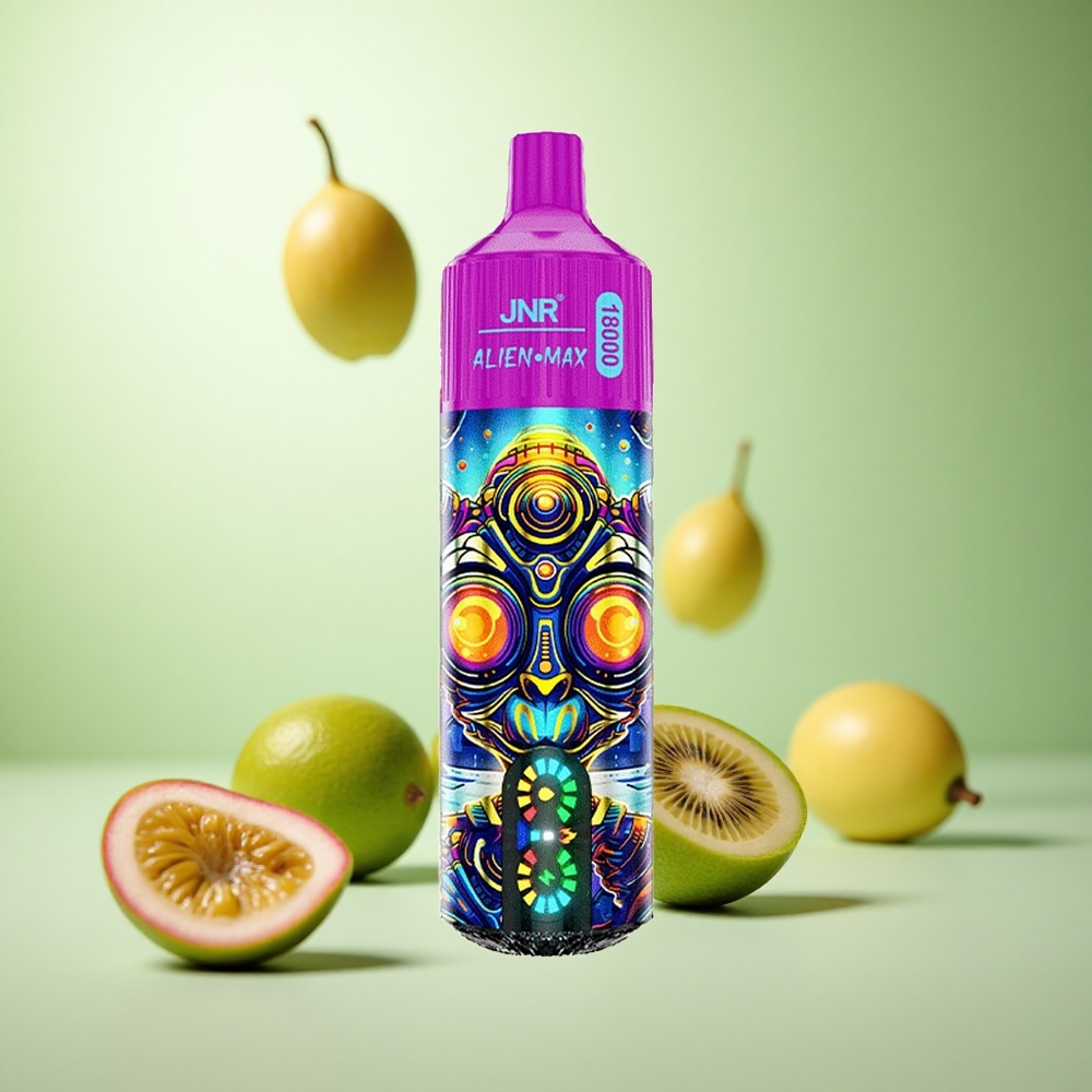 JNR Alien Max 18000 Puffs Κίβι Πάσιον Φρούτο Γκουάβα Greece vape wholesale Πηνίο Διπλού Διχτυού & Dual Core