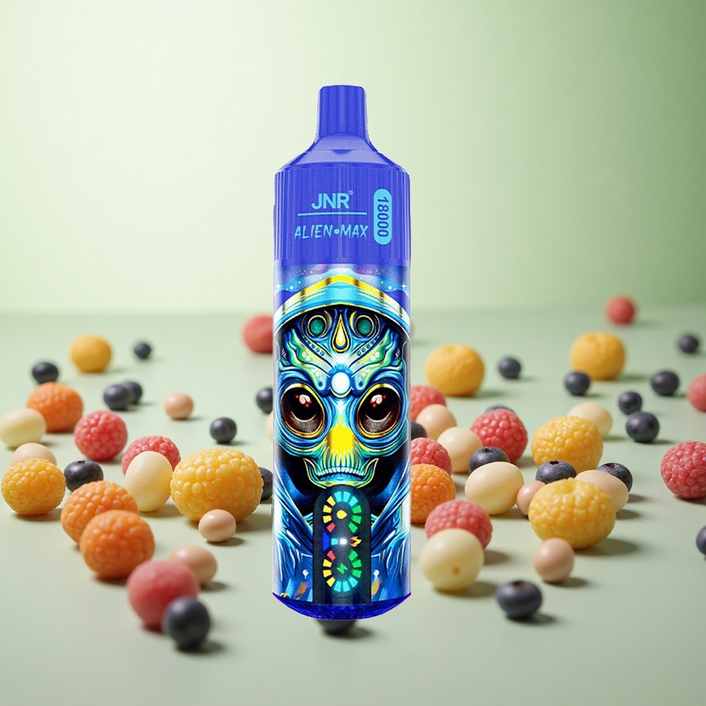 JNR Alien Max 18000 Puffs Μικτά Μούρα Greece vape wholesale Smart LED Display & 20 Aromata