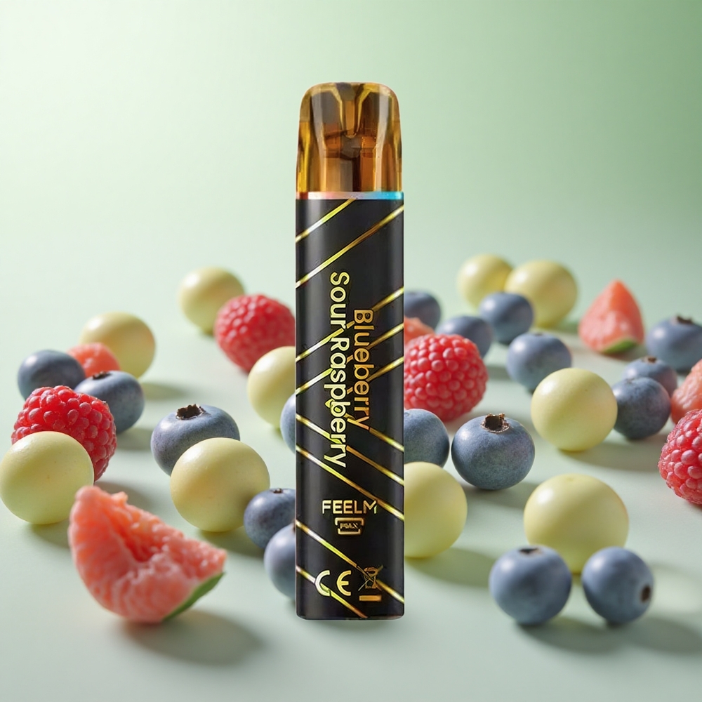 JNR Black&Golden 600+200 Puffs Blueberry Ξινή Σμέουρα Greece vape wholesale TPD πιστοποιημένο