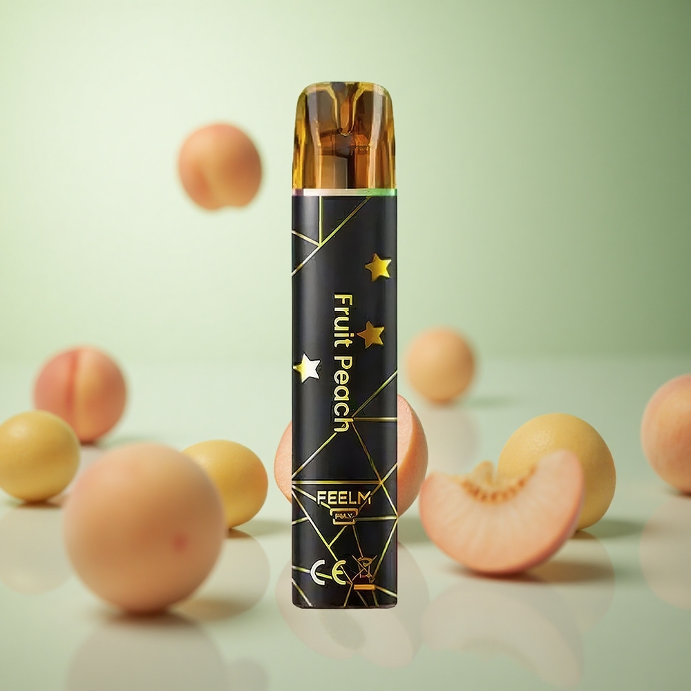 JNR Black&Golden 600+200 Puffs Ροδάκινο Greece vape wholesale TPD πιστοποίηση