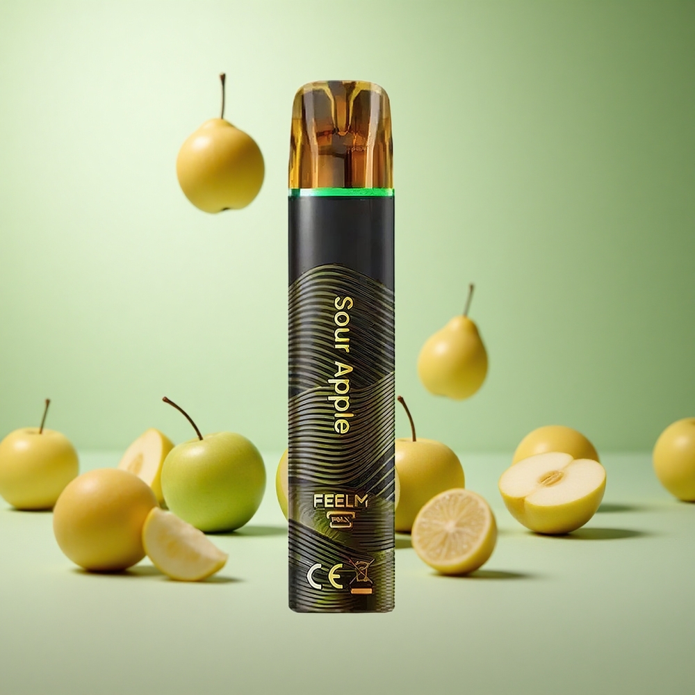 JNR Black&Golden 600+200 Puffs Ξινή Μήλο Greece vape wholesale TPD πιστοποιημένο