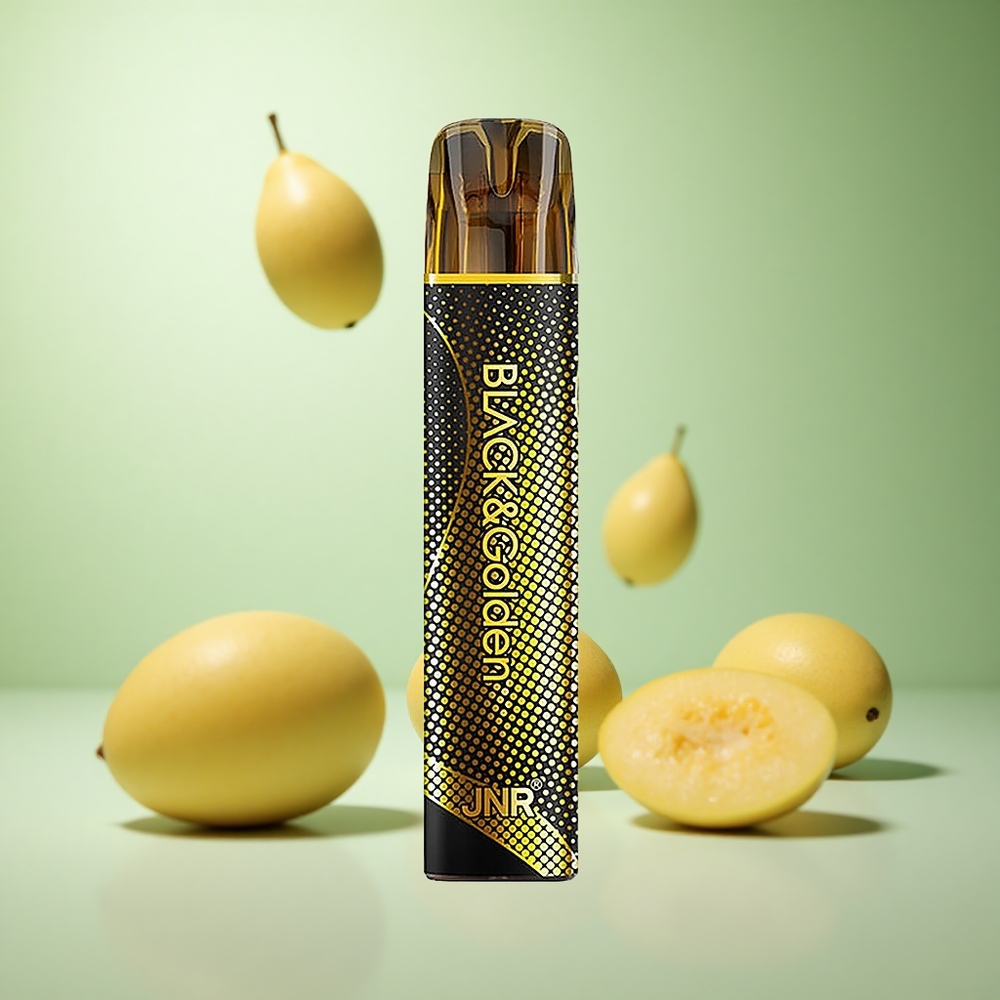JNR Black&Golden 600+200 Puffs Τριπλό Μάνγκο Greece vape wholesale TPD πιστοποιημένο