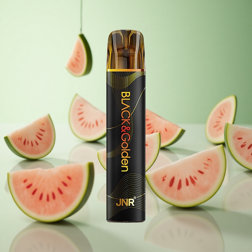 JNR Black&Golden 600+200 Puffs Καρπούζι Τσίχλα Greece vape wholesale TPD