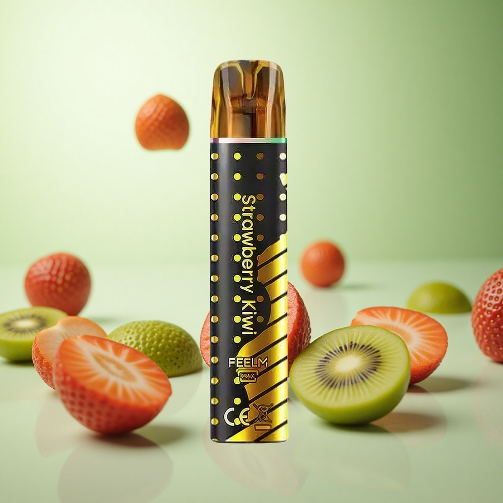 JNR Black&Golden 600+200 Puffs Φράουλα-Κίβι Greece vape wholesale TPD πιστοποιημένο 2% Νικοτίνη
