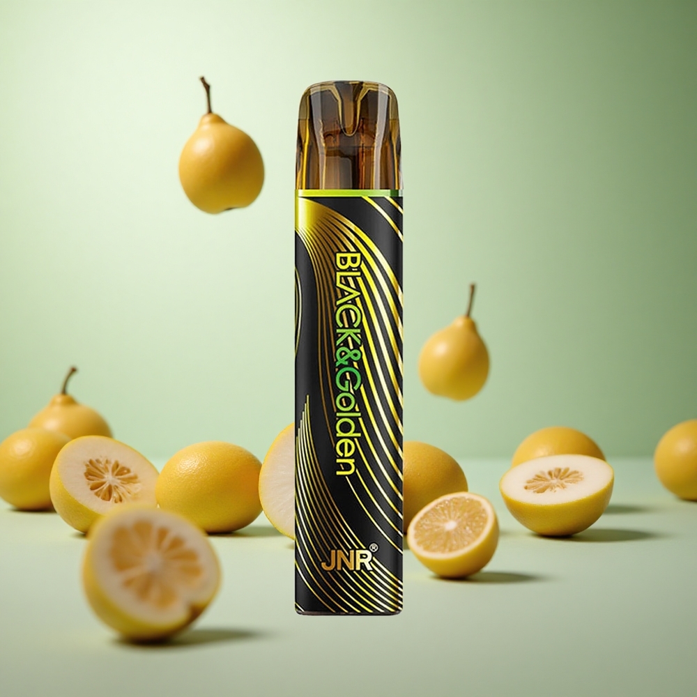 JNR Black&Golden 600+200 Puffs Vape μιας χρήσης Greece vape wholesale
