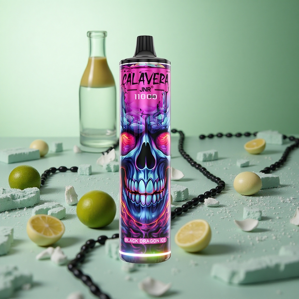 JNR Calavera 11000 Puffs Μαύρος Δράκος Πάγος Greece vape wholesale Type-C