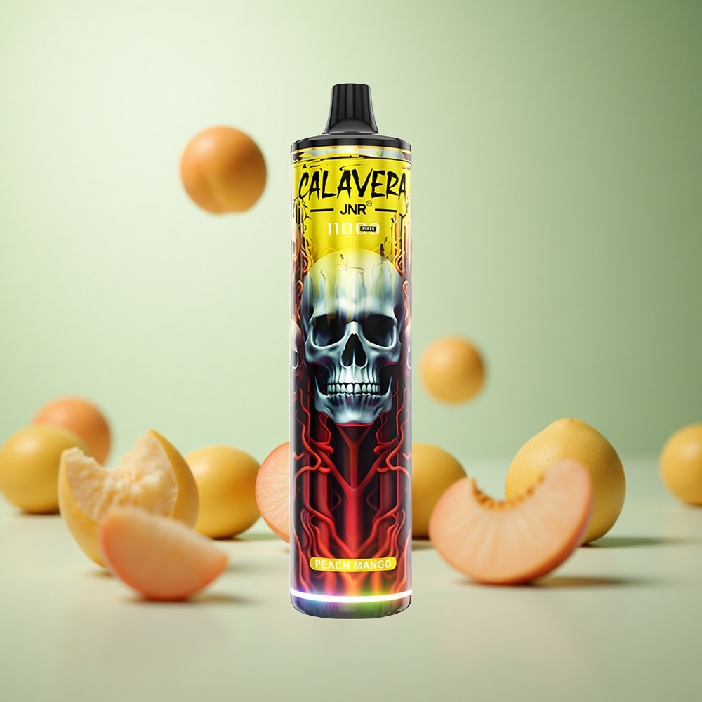 JNR Calavera 11000 Puffs Ροδάκινο Μάνγκο Greece vape wholesale Type-C, 850mAh
