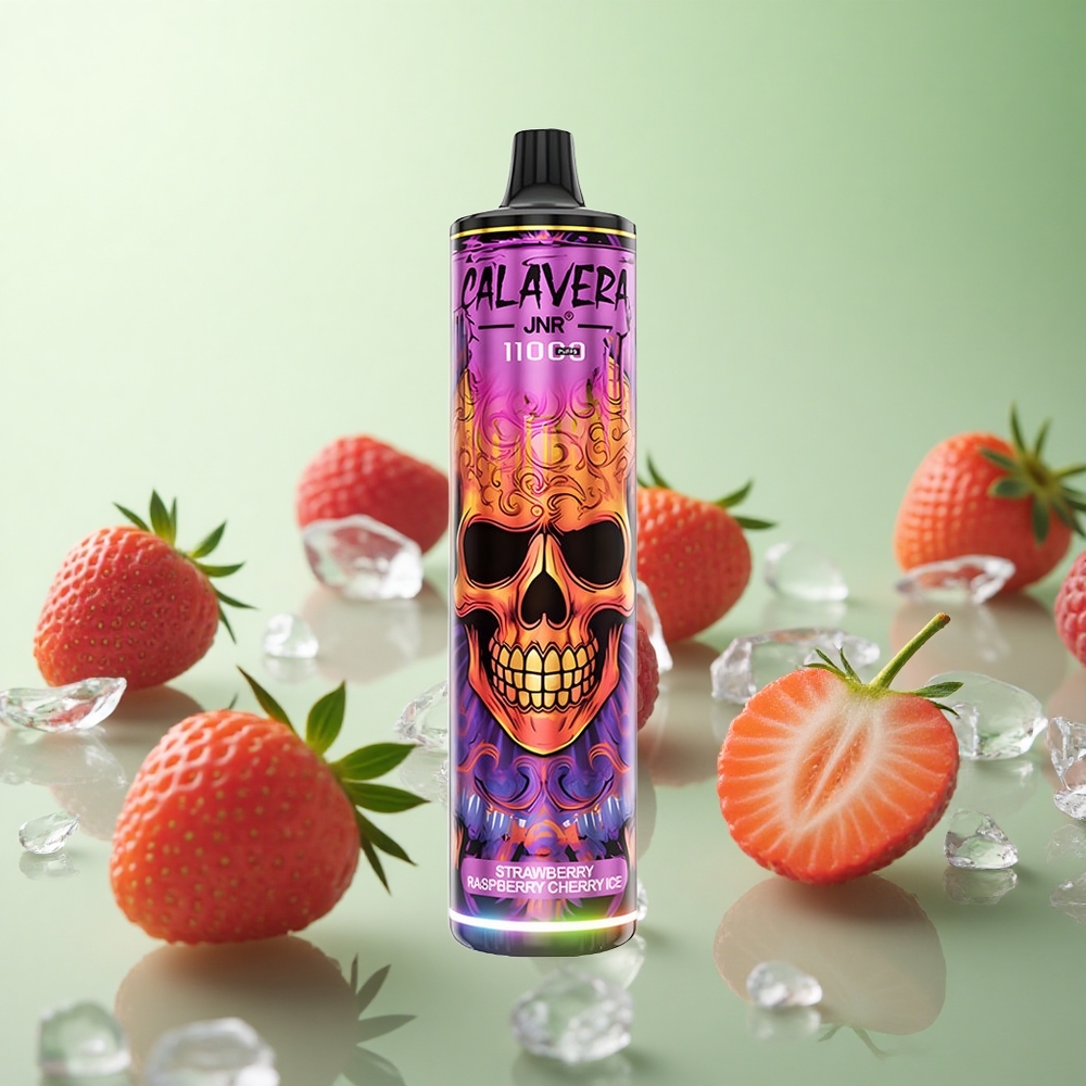 JNR Calavera 11000 Puffs Φράουλα Βατόμουρο Κεράσι Πάγος Greece vape wholesale Type-C 850mAh