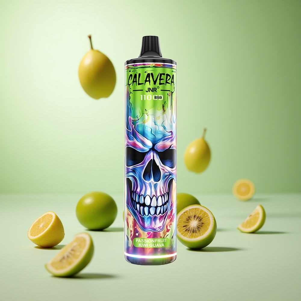 JNR Calavera 11000 Puffs Φρουτόκαρπο Πάσιφρουτ Kiwi Guava Greece vape wholesale 850 mAh Μπαταρία