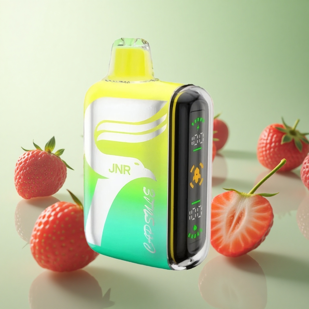 JNR Capsule 15000 Puffs Φράουλα Βατόμουρο Κεράσι Greece vape wholesale Πηνίο Διπλού Διχτυού Smart LED Display