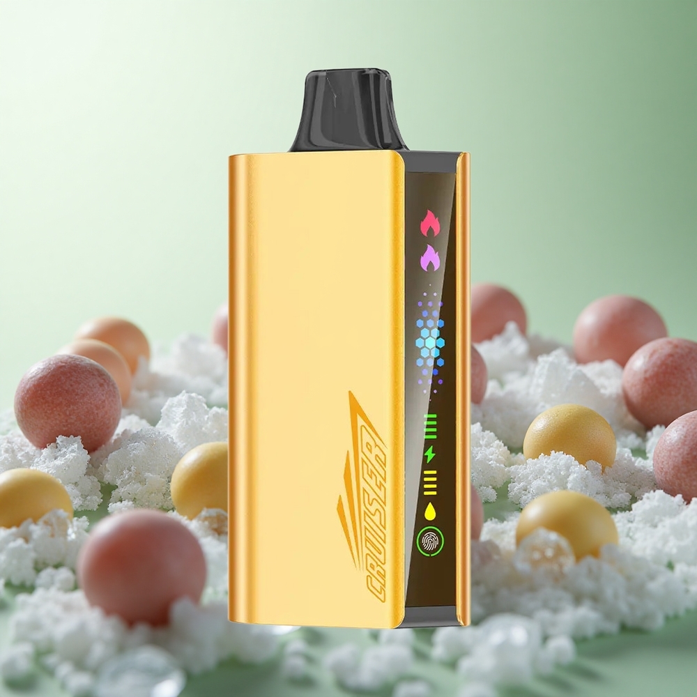 JNR Cruiser 12000 Puffs Grape Ice Greece vape wholesale Οθόνη Κινούμενης Εικόνας & 50mg/mL Νικοτίνη