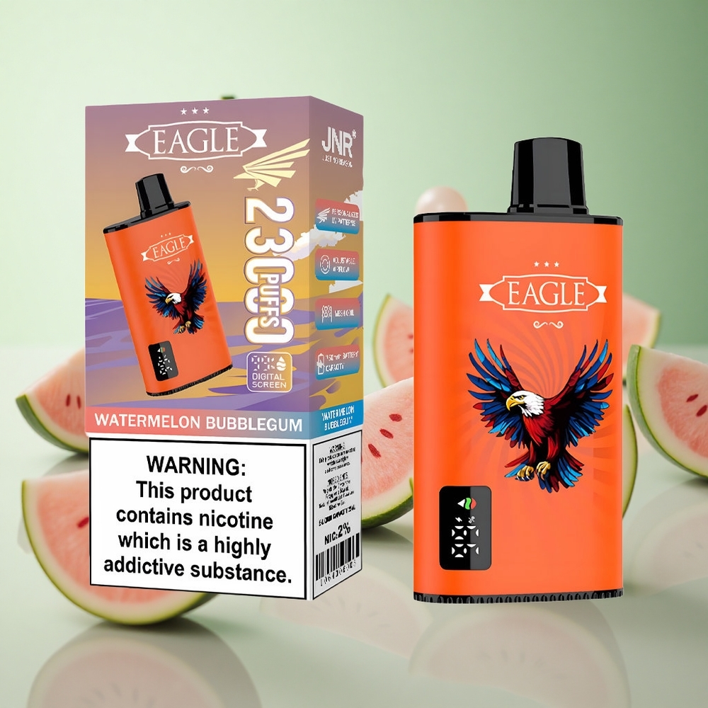 JNR EAGLE Smart 23000 Puffs Καρπούζι Bubblegum Greece vape wholesale Ψηφιακή Οθόνη 750mAh