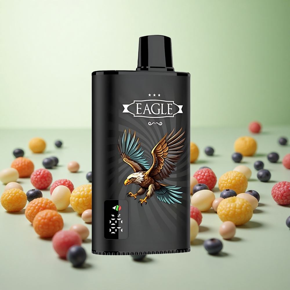 JNR EAGLE Smart 23000 Puffs Μικτά Μούρα Greece vape wholesale Ψηφιακή Οθόνη 1.0ohm Mesh Coil
