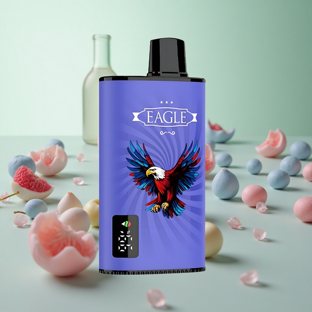 JNR EAGLE Smart 23000 Puffs Μπλε Razz Κεράσι Greece vape wholesale Οθόνη ψηφιακή 25ml e-Liquid