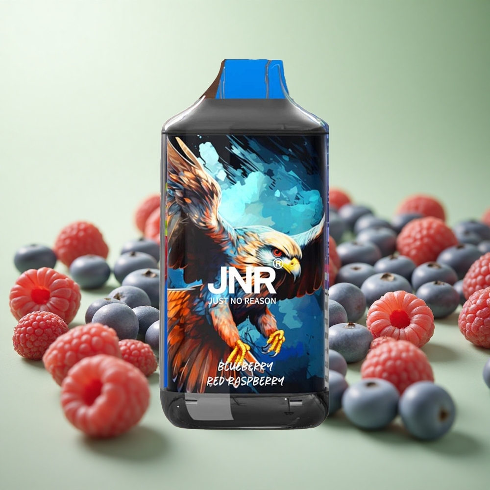 JNR Falcon 16000 Puffs Blueberry-Kόκκινο Βατόμουρο Greece vape wholesale 22ml Πηνίο Διπλού Διχτυού