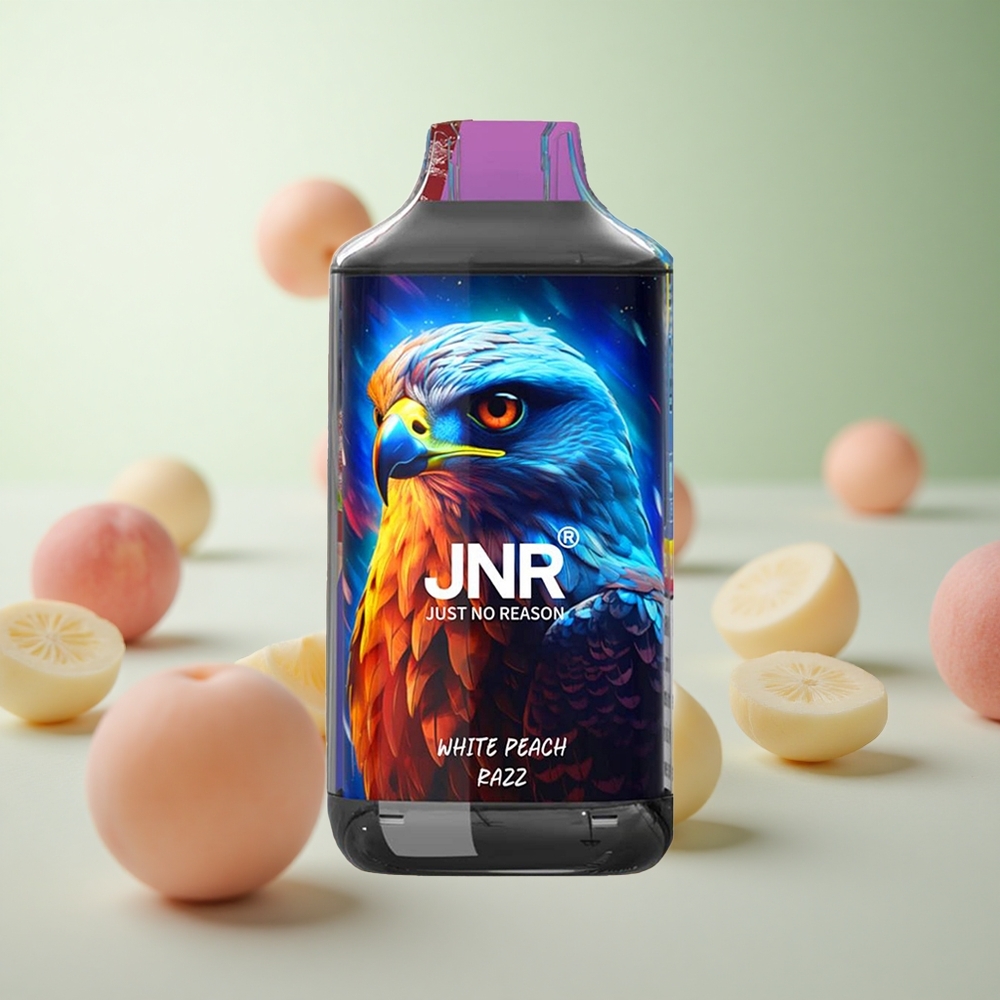 JNR Falcon 16000 Puffs Λευκό Ροδάκινο Razz Greece vape wholesale Πηνίο Διπλού Διχτυού