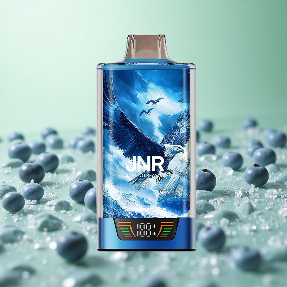 JNR Falcon Pro 28000 Μπλε Μούρο Πάγος Greece vape wholesale 30ml 28000 Puffs