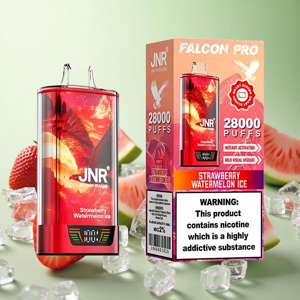 JNR Falcon Pro 28000 Puffs Φράουλα Καρπούζι Πάγο Greece vape wholesale 30ml 950mAh