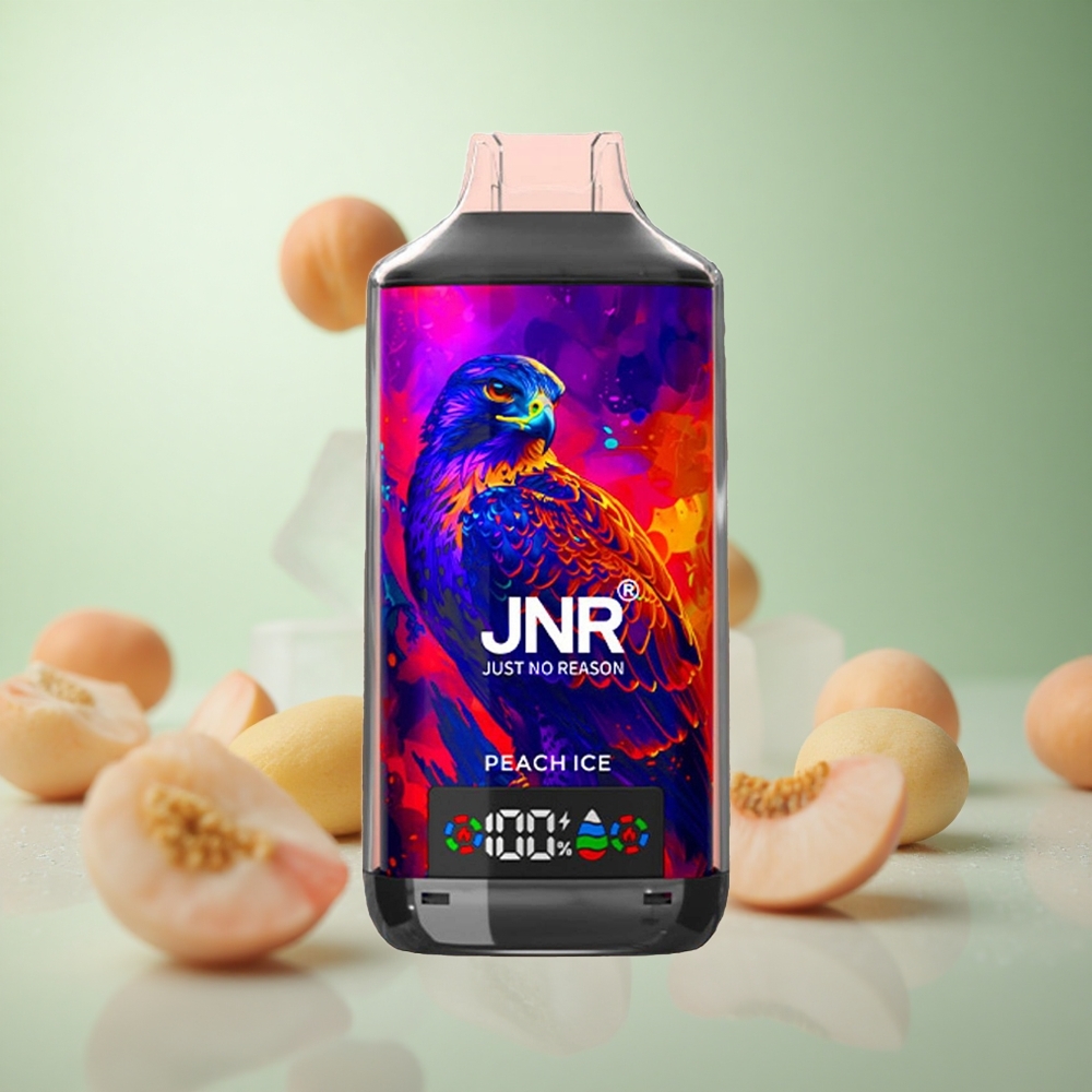 JNR Falcon X 18000 Puffs Ροδάκινο Πάγο Greece vape wholesale 24ml Πηνίο Διπλού Διχτυού