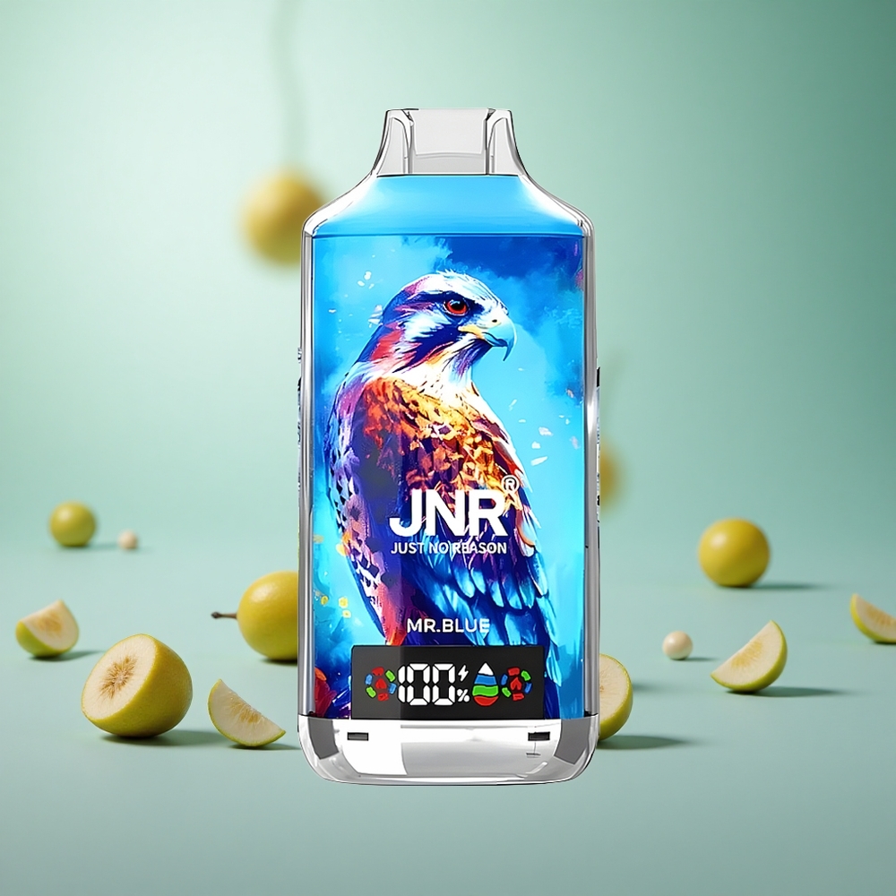 JNR Falcon X 18000 Puffs Κύανος Greece vape wholesale Πηνίο Διπλού Διχτυού & Digital Display