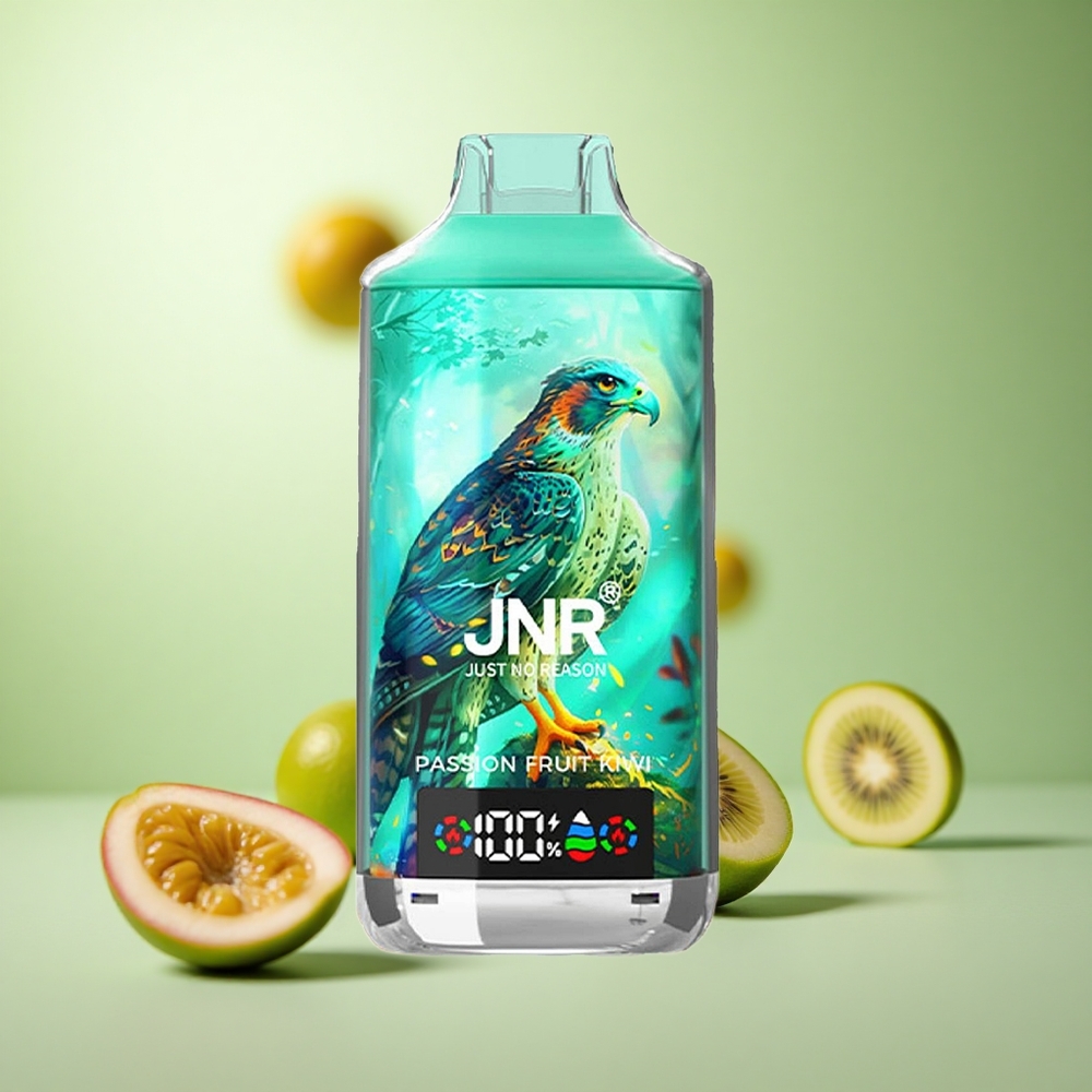 JNR Falcon X 18000 Puffs Φρούτα Πάθους Κίβι Greece vape wholesale Πηνίο Διπλού Διχτυού & Dual Core