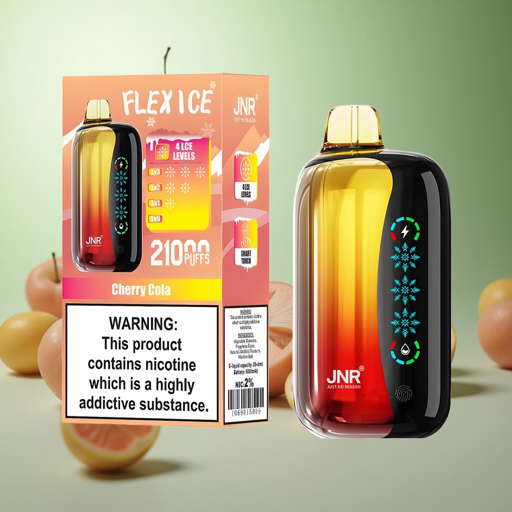 JNR Flex Ice 21000 Puffs Κεράσι Κόλα Greece vape wholesale Ice Adjustable 26ml