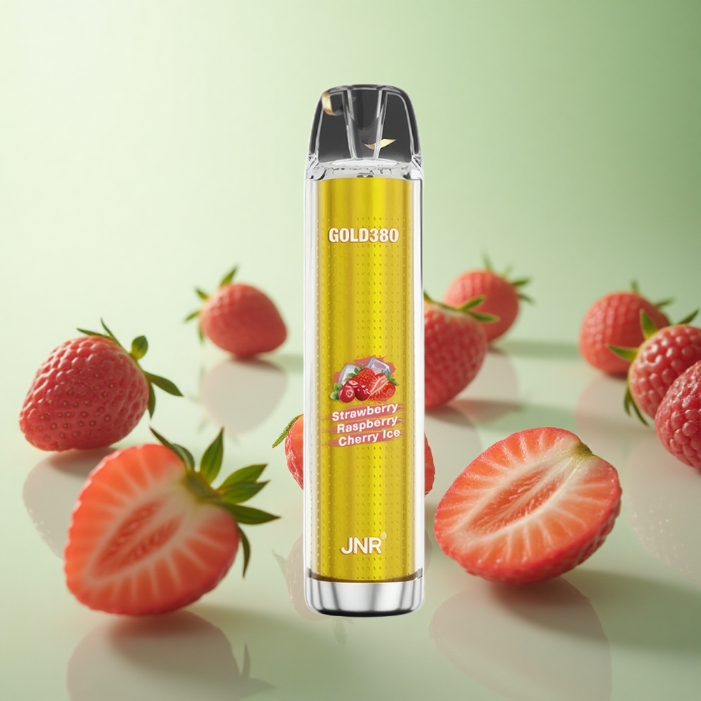 JNR Gold380 6000 Puffs Φράουλα Βατόμουρο Greece vape wholesale 13ml e-Liquid Capacity