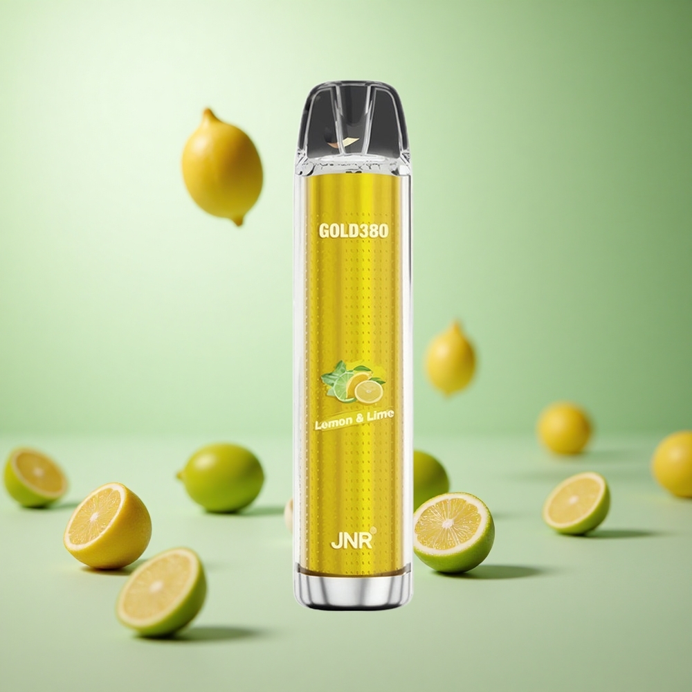 JNR Gold380 6000 Puffs Λεμονι-Λαϊμα Greece vape wholesale 1.0ohm Mesh Coil