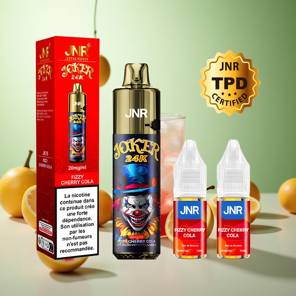 JNR Joker 24K Puffs Φρουτόγλυκο Κόλα Greece vape wholesale 24000 Puffs 2% Νικοτίνη