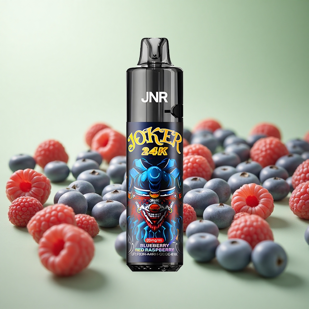 JNR Joker 24K Puffs Μπλε Μούρο Κόκκινο Βατόμουρο Greece vape wholesale 2+10ml Ανανεώσιμο Pod