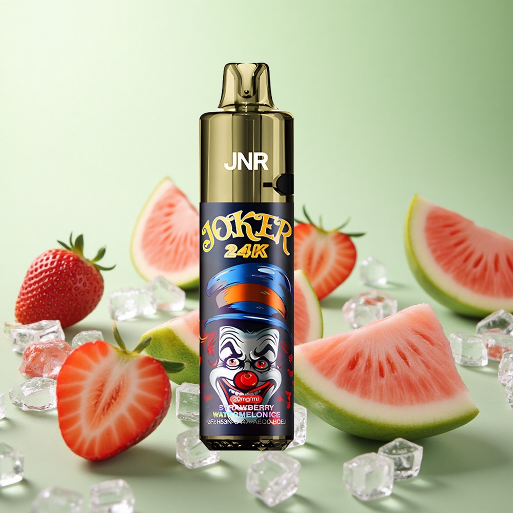 JNR Joker 24K Puffs Φράουλα Καρπούζι Πάγος Greece vape wholesale 2+10ml Επαναπληρωμένο Pod