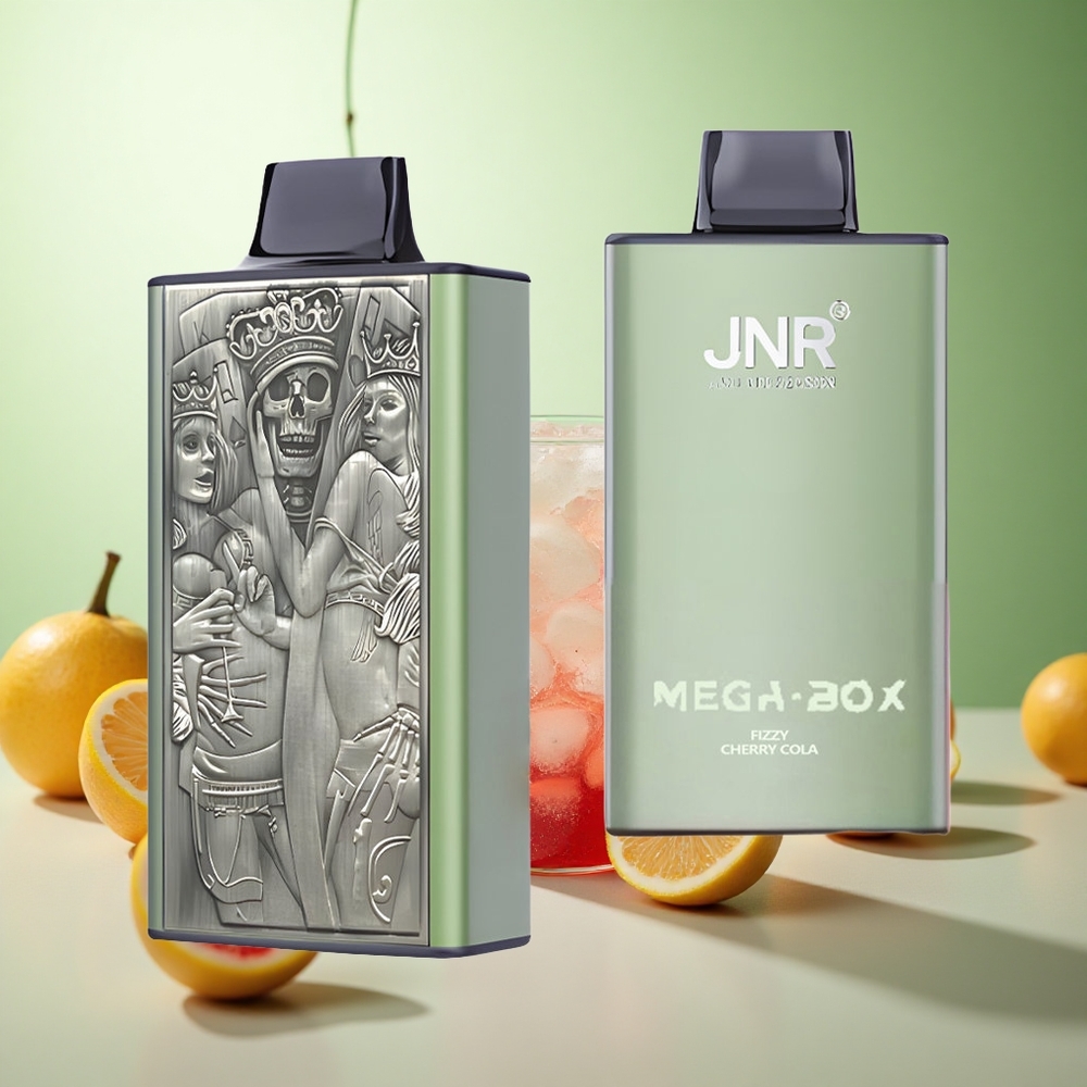 JNR Mega Box 25000 Puffs Fizzy Κεράσι Cola Greece vape wholesale Πηνίο Διπλού Διχτυού