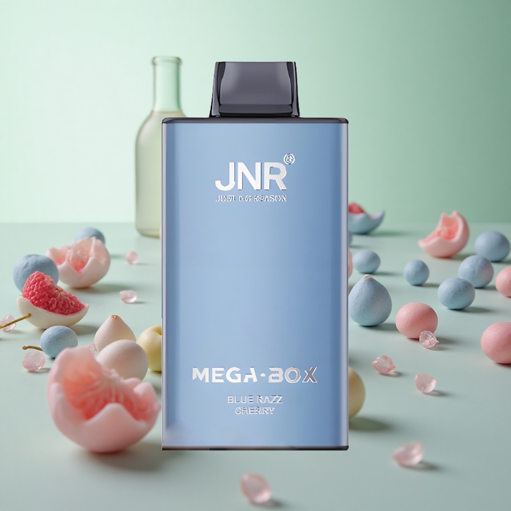 JNR Mega Box 25000 Puffs Μπλε Σμέουρα Κεράσι Greece vape wholesale Πηνίο Διπλού Διχτυού