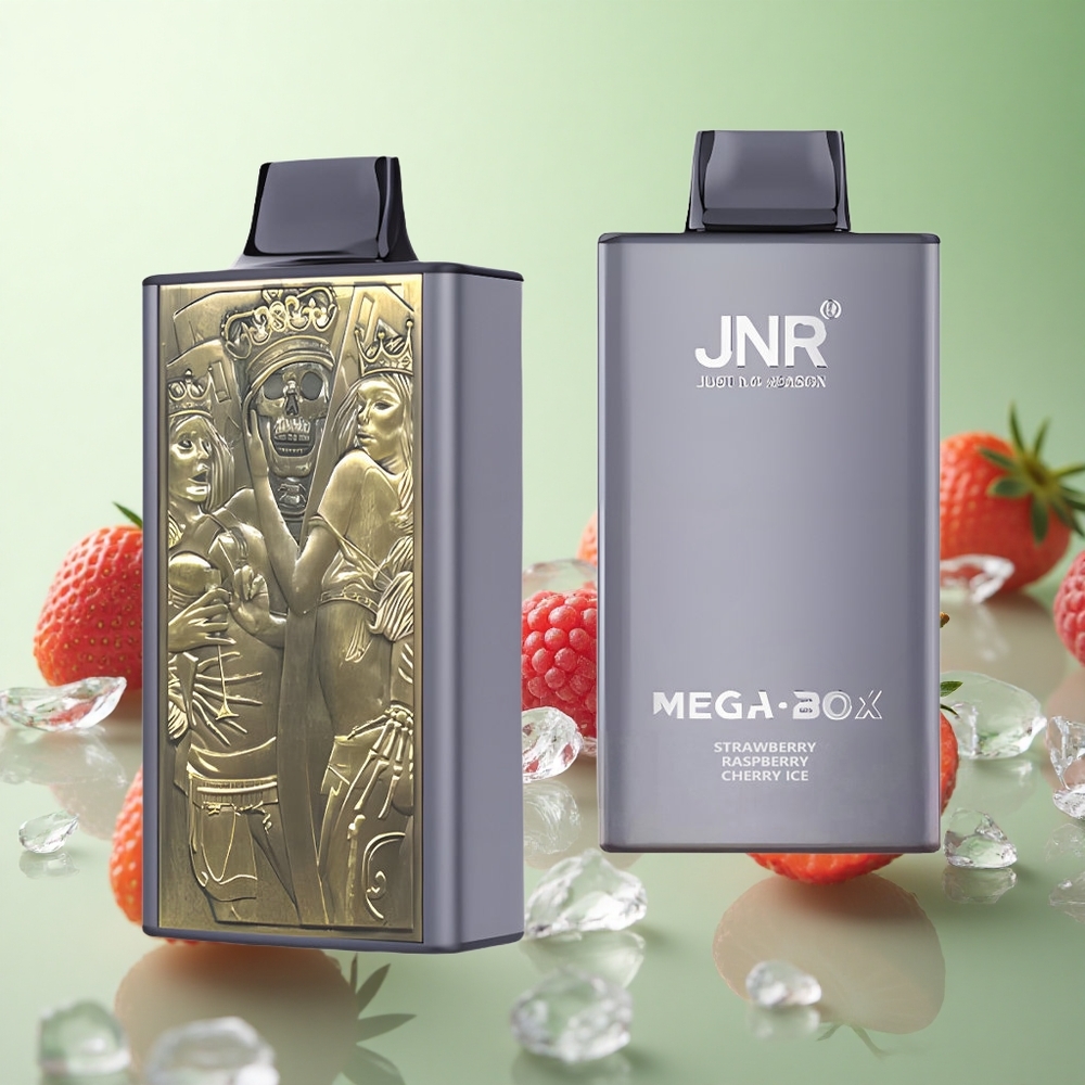 JNR Mega Box 25000 Puffs Φραουλα Βατόμουρο Κεράσι Πάγος Greece vape wholesale 30 ml E-υγρό
