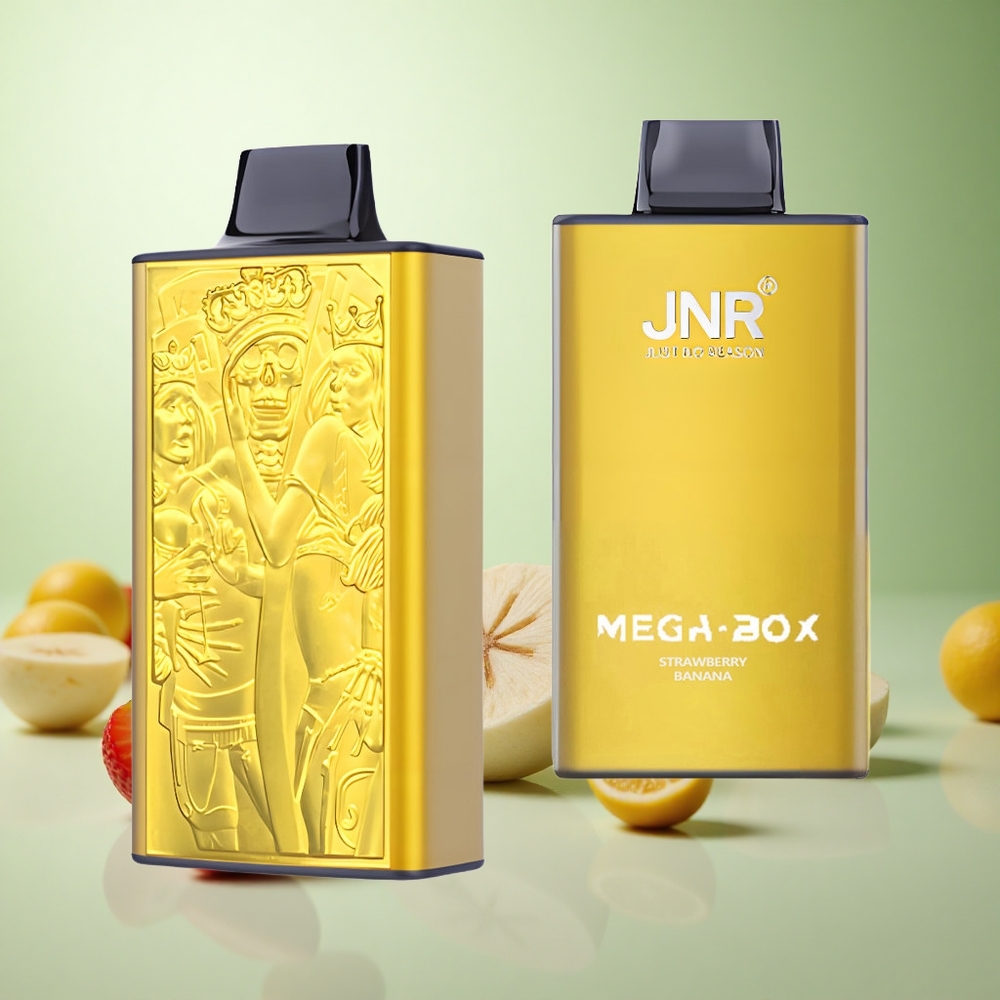 JNR Mega Box 25000 Puffs Φράουλα Μπανάνα Greece vape wholesale 30ml