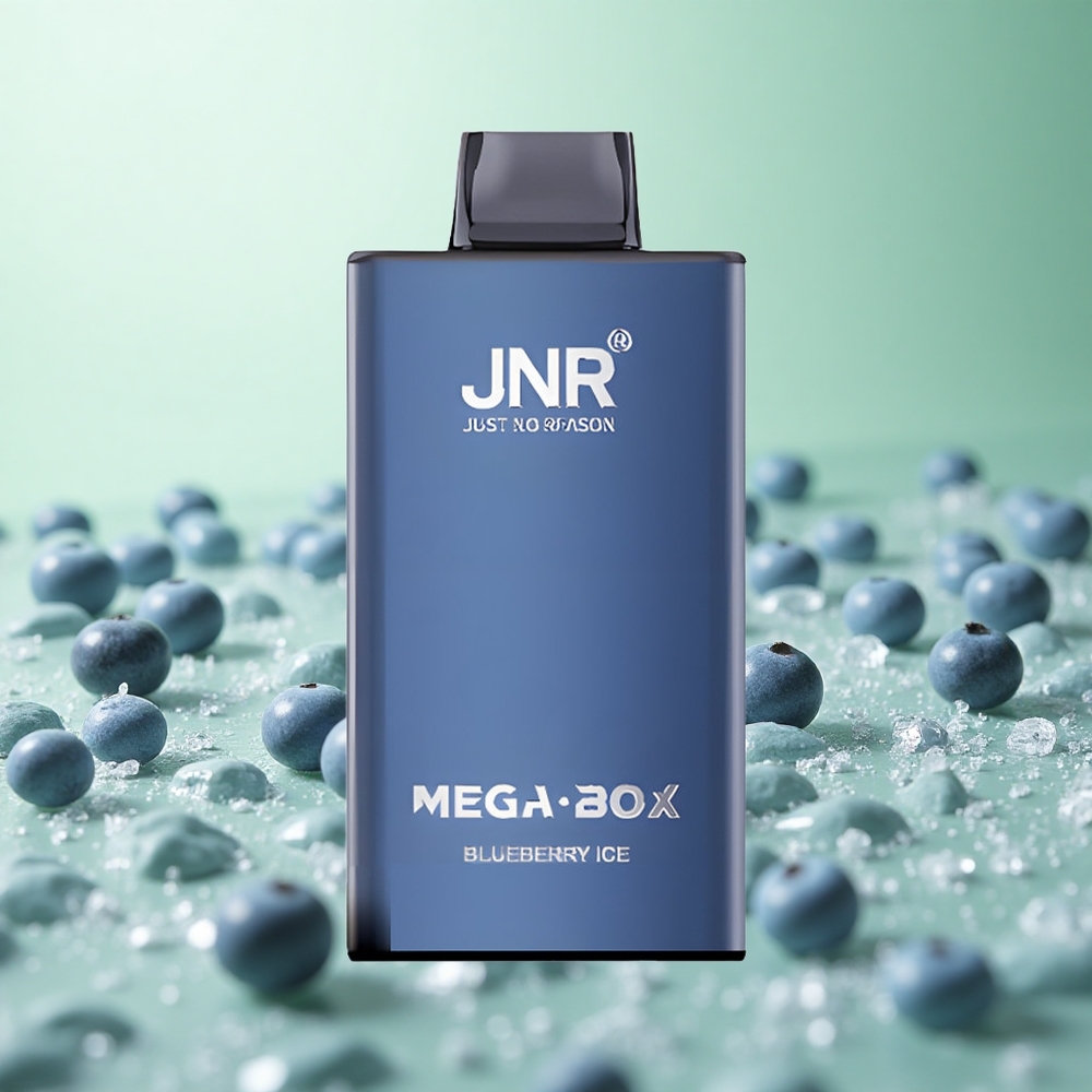 JNR Mega Box 25000 Puffs Μπλε Βατόμουρο Πάγος Greece vape wholesale Πηνίο Διπλού Διχτυού & Dual Core