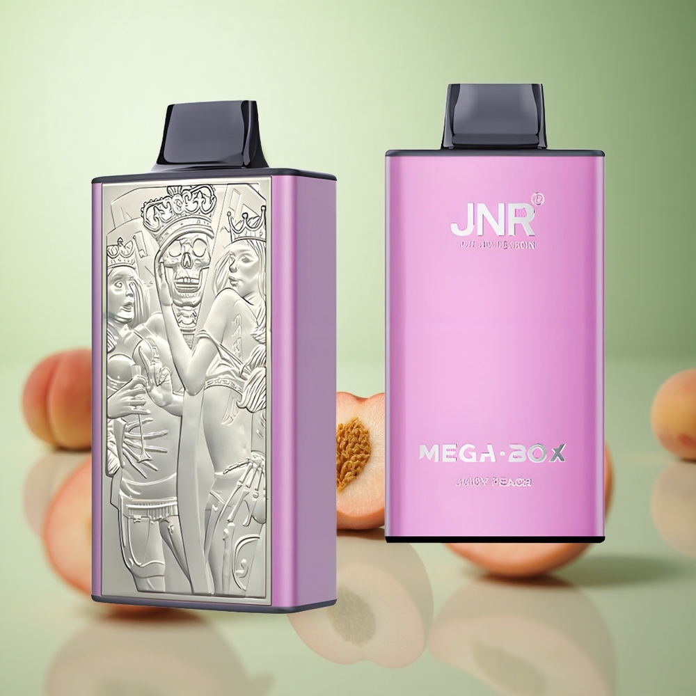 JNR Mega Box 25000 Puffs Vape μιας χρήσης Ροδάκινο 30 ml E-υγρό Greece vape wholesale